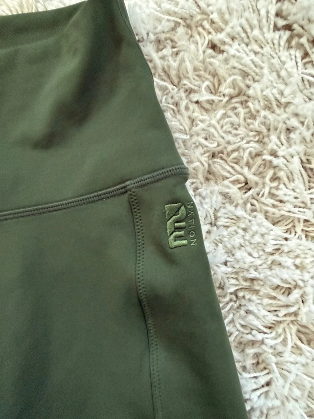 P.E Nation Olive Green Amplify Leggings Small